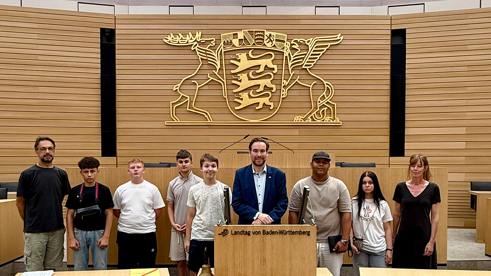 Kurt-Waibel-Schule erlebt Demokratie und Erinnerungskultur